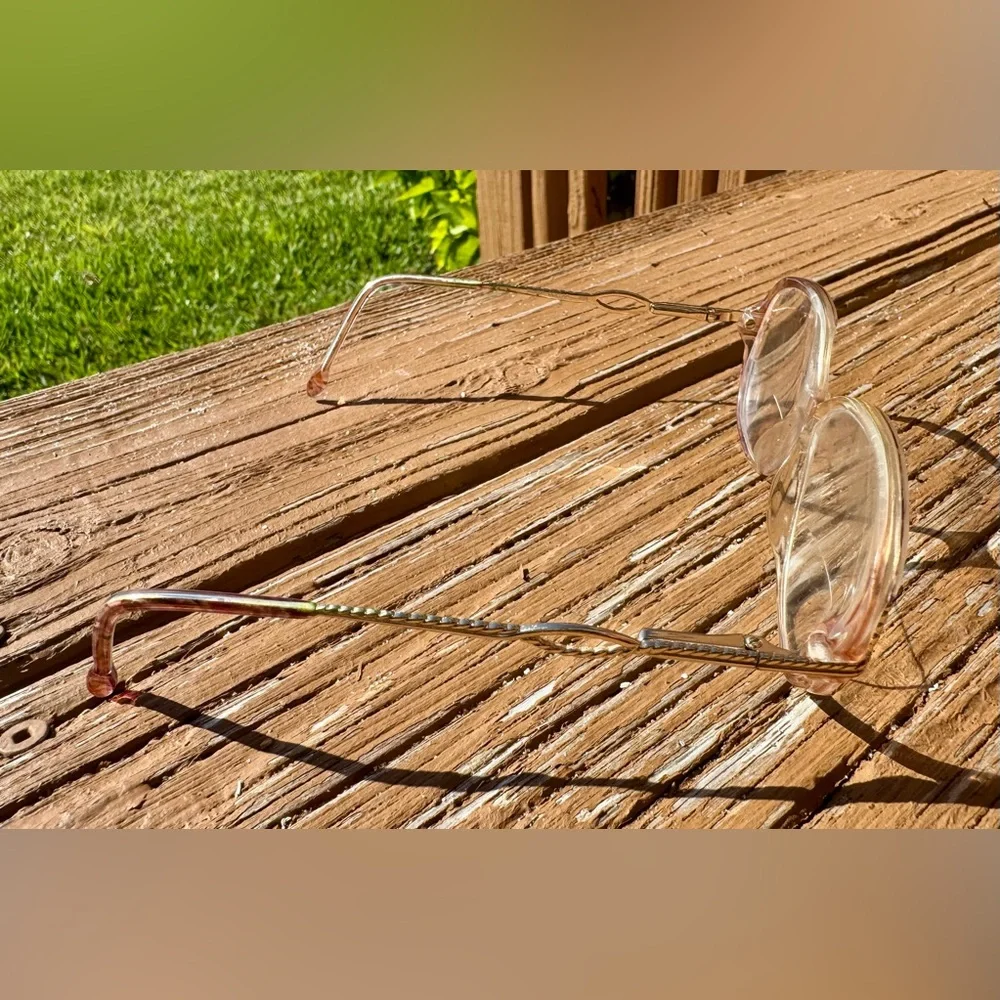 Silver Dollar Suzanna Eyeglass Frames Only Color #2 Pink Tortoise/Gold 51-15-135